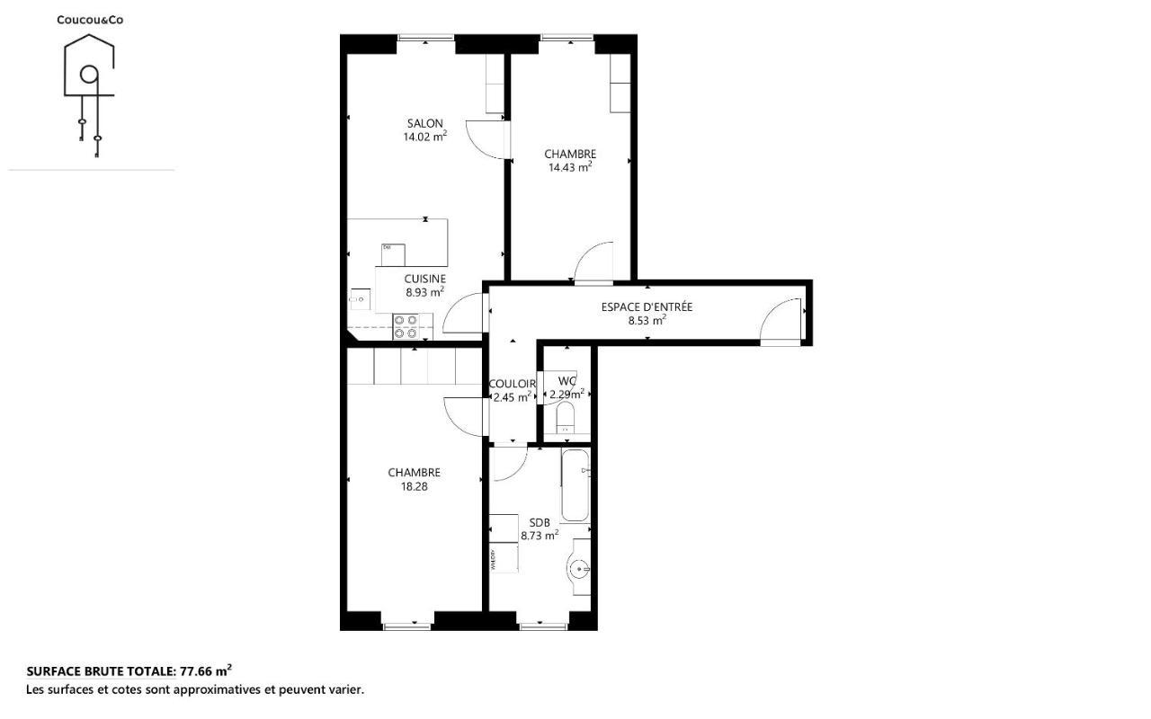 Appartement Magnificent Two Bedroom In A Luxury Building