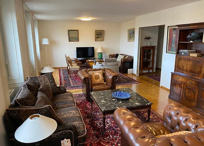 Genève, plein centre,belle vue Lac, splendide et grand appartement