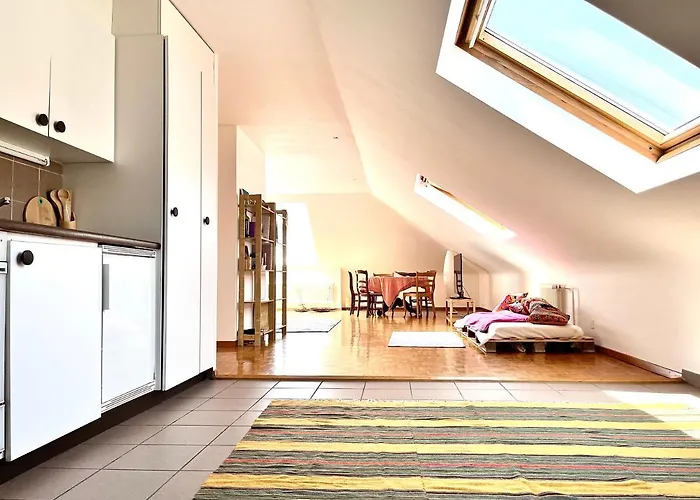 Family Loft For 7, In Central Geneva, 5Min From Lake